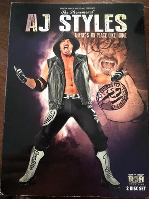 AJ Styles There s no Place Like Home 2-Disc Set  DVD Ring of Honor Tested Works