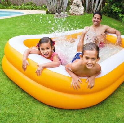 Family MANDARIN Pool Planschbecken Schwimmbecken (229x147x46) - Intex 57181