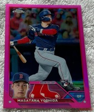 2023 Topps Chrome MASATAKA YOSHIDA #167 Rookie Pink Refractor Boston Red Sox
