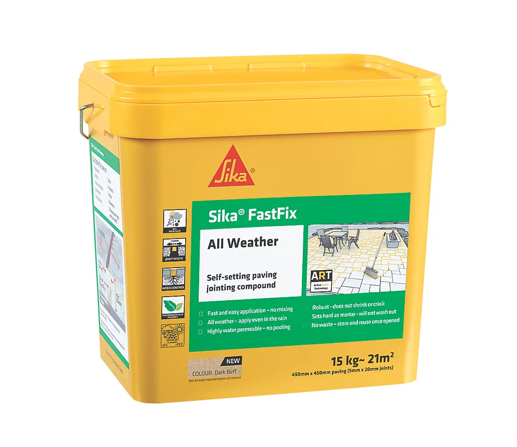 Sika Fast Fix All Weather Self Setting Jointing Compound 15kgVarious