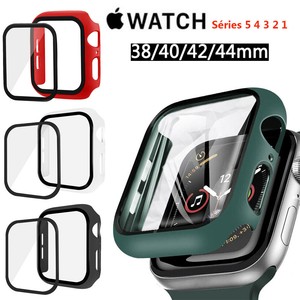 Housse Etui Coque avec Verre Trempé pour Apple Watch Series 5 4 3 2 1 iWatch  | eBay