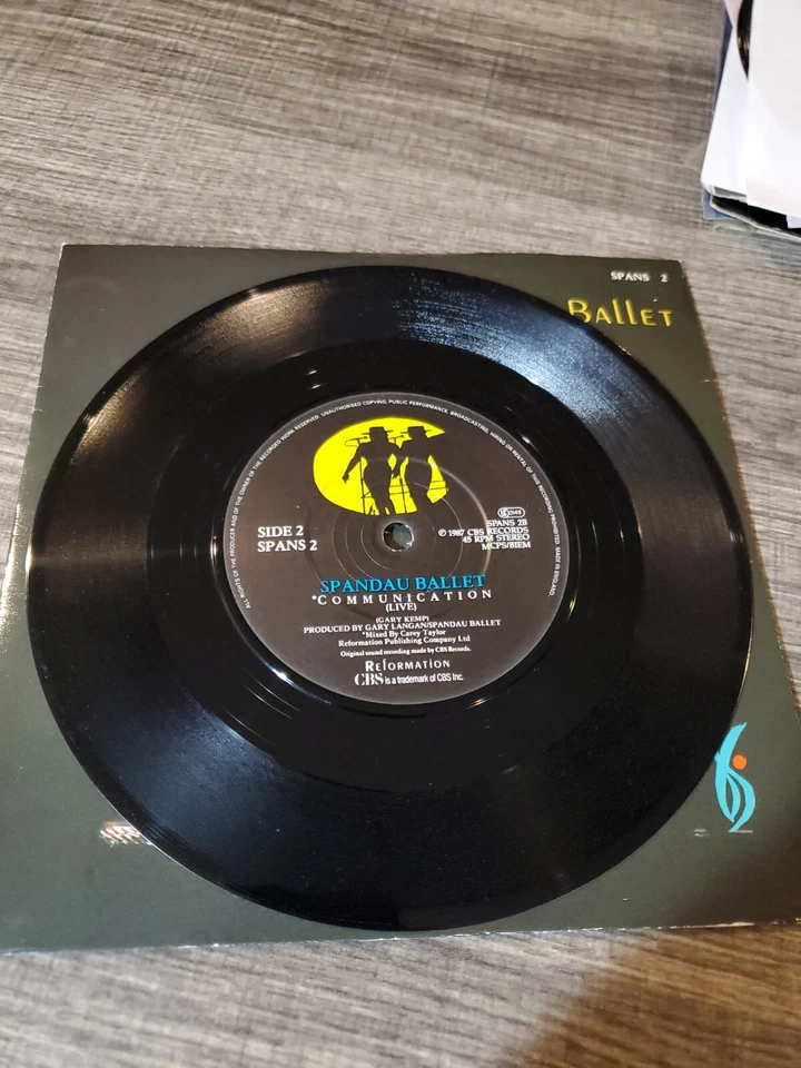 Spandau Ballet How Many Lies Vinyl Record (IMPORT)  - Image 4 of 4