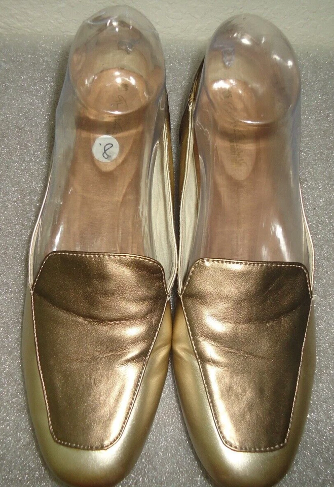 Mocasines para mujer Gloria Vanderbilt Marjorie espuma viscoelástica punta cerrada sin cordones talla 8 Foto 2 de 4