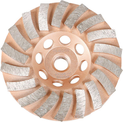 4-1/2 Inch 18 Turbo Diamond Segments 5/8 Inch -11 Arbor Grinding Wheel