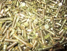 1/4-20 X 1 1/4 Hex Head Cap Screws Grade 8 Yellow Zinc 100 Pieces