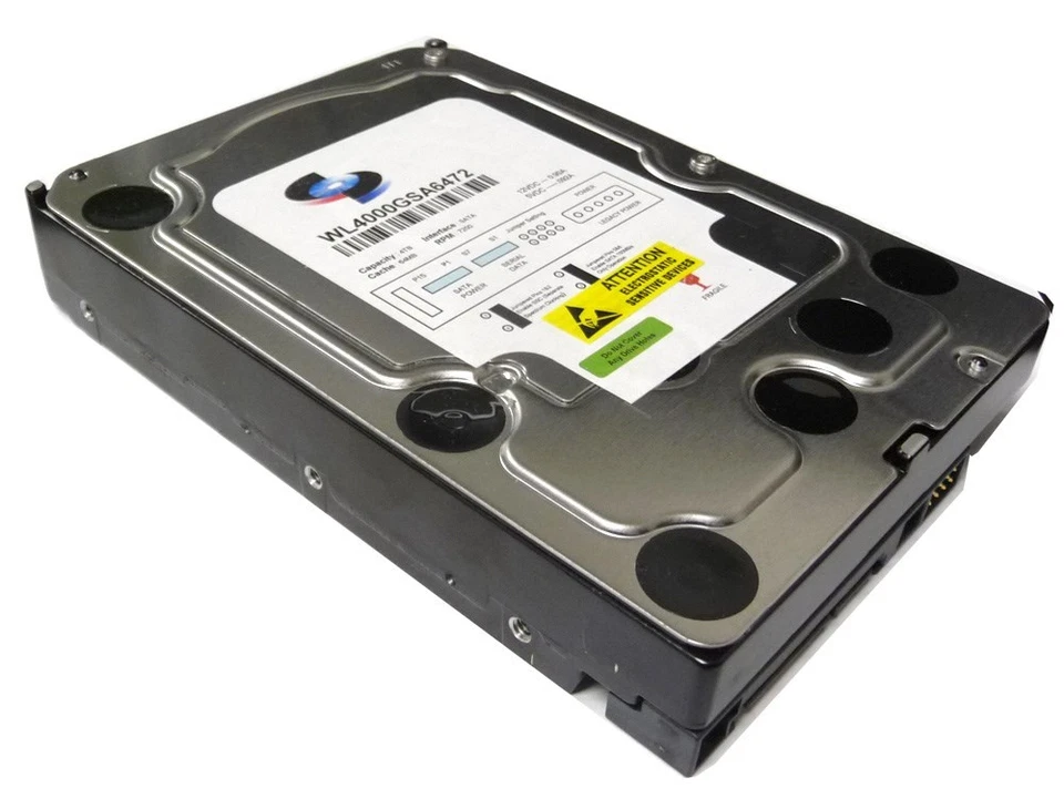 WL 4TB 64MB Cache 7200RPM SATA 6.0G/bs 3.5" Internal Hard Drive PC, NAS, CCTV - Image 2 of 4
