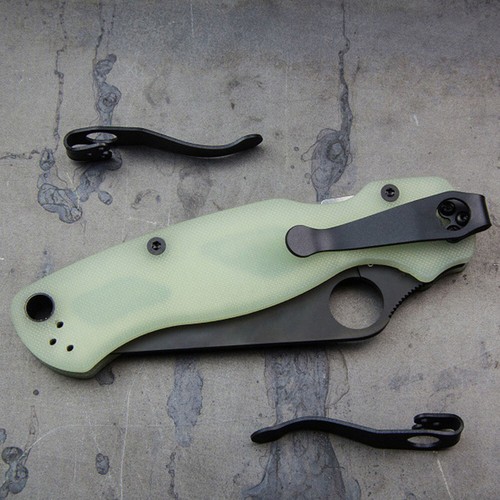 2PC Deep Carry Pocket Clip For Spyderco Paramilitary 2 Delica 4 Endura 4 Navaja - Picture 6 of 12