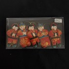 Vintage Handmade Chinese Silk Hang Ornaments 3”Lot of 5 — photo 1
