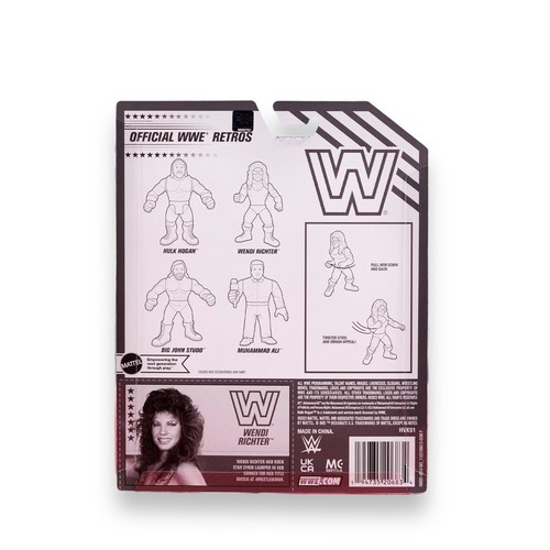 WWE WWF Wendi Richter Hasbro Retro Action Figure MOC - Picture 2 of 5