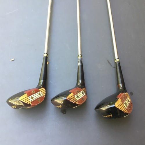Arnold Palmer Wood Set Driver, 3 & 4 Woods RH set New Lamkin Grips Stiff Flex - Picture 5 of 9