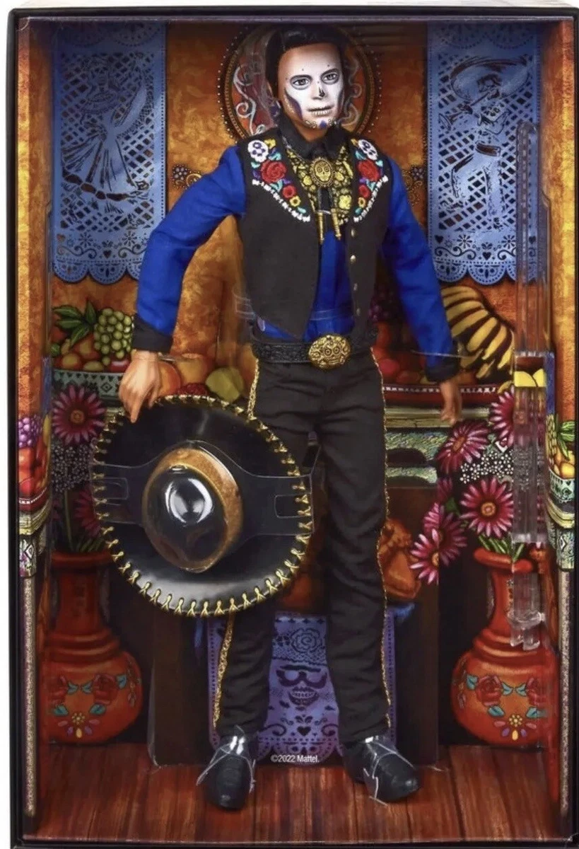 Barbie & Ken Dia De Los Muertos Day of The Dead Doll Set of 2