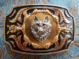 large belt buckle