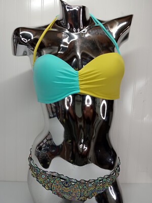 Victorias Secret Used Bathing Swim Suit Bikini 32D Small Used 2 pc | eBay