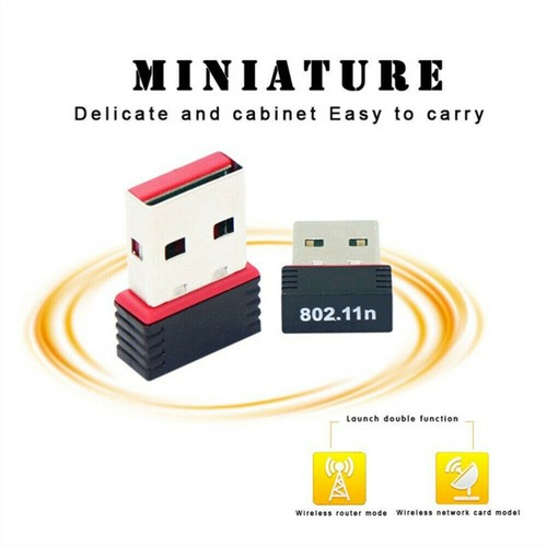 USB 2.0 Wireless 802.11n 150 Mbps Nano WiFi Network Adapter Dongle Receiver - Picture 12 of 12