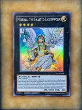 Yugioh Minerva, the Exalted Lightsworn YCSW-EN008 Super Rare Limited Edition NM
