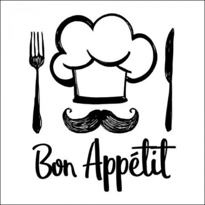 20 Papierservietten, Servietten CHEF Bon Appetit Ambiente 33x33cm