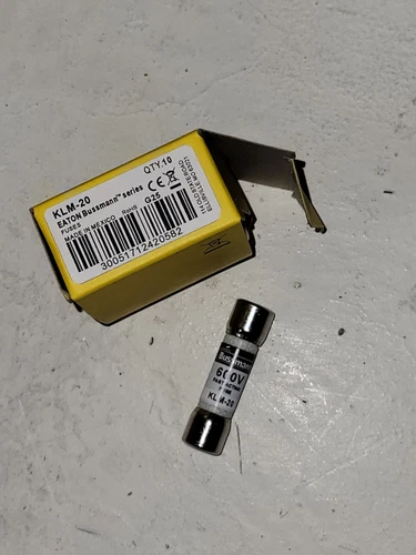 Cooper Bussmann KLM-20 Limitron Fuses - Box of 10