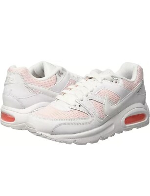 Women Nike Air Max Command Athletic Shoes White/White/Bright Mango 397690-128