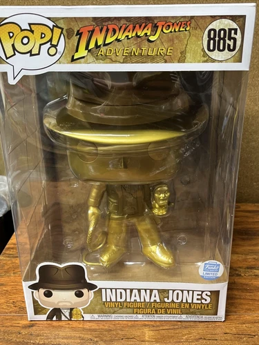 Funko POP! Disney 10 Inch Indiana Jones #885 [Gold, Metallic] Exclusive