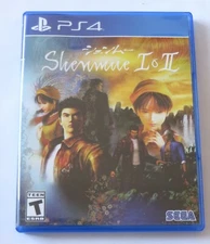 Replacement Case (NO GAME) Shenmue I & II Launch Edition Playstation 4 PS4