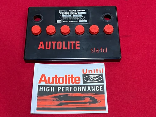 FORD AUTOLITE BATTERY TOP COVER SUIT XR XT XW XY XA GT MUSTANG FALCON 351 393