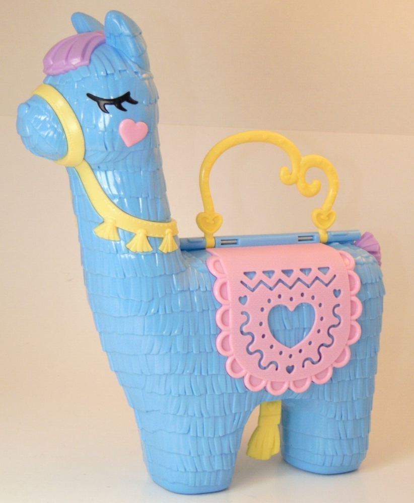 Polly Pocket Pajama Party Llama Party Compact, Gently used kids Toys Ages 10+