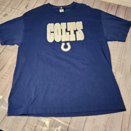 INDIANAPOLIS COLTS 12 ANDREW LUCK NFL TEAM APPAREL BLUE TSHIRT XL