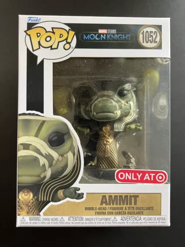 Funko Pop! Marvel Moon Knight Ammit #1052 Target exclusivo como nuevo