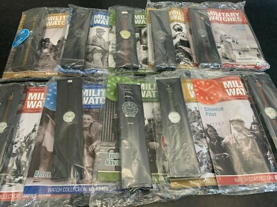 Eaglemoss Military watch collection watch and magazine 21-30  multi-listing UK