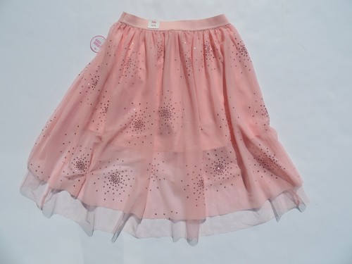 Justice Skirt TU-TU build in shorts 14/16 Peach High-Low New NWT - Picture 11 of 12