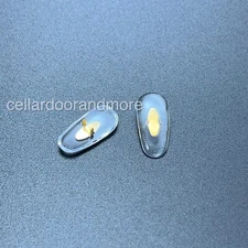 New Nose Pads for Garrett Leight Eyeglasses Sunglasses Gold 16mm Crimp-On GL-23