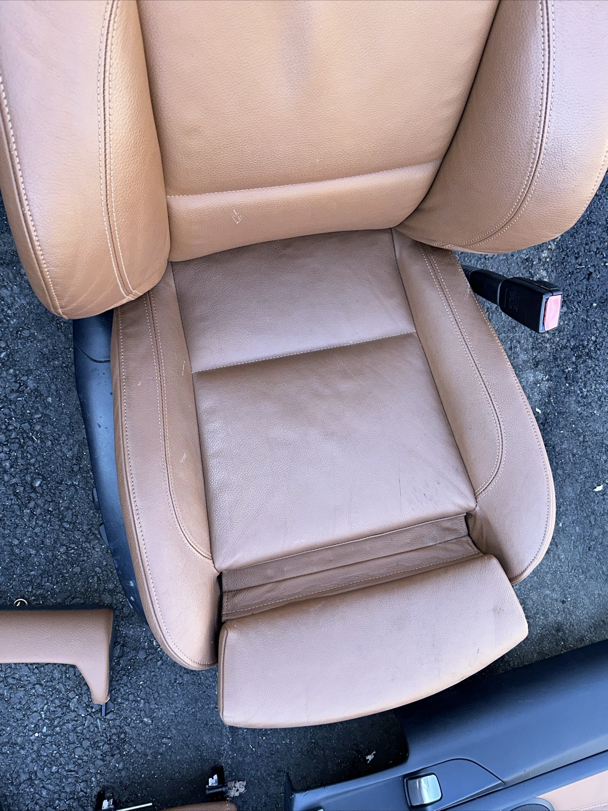 BMW 335i Coupe Sport Seats Brown E92 0710 OEM 328i Peanut Butter