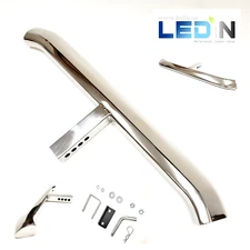 For 2" Receiver Truck Chrome Steel Tow Hitch Step Bar Guard 36"x2" Length Slant