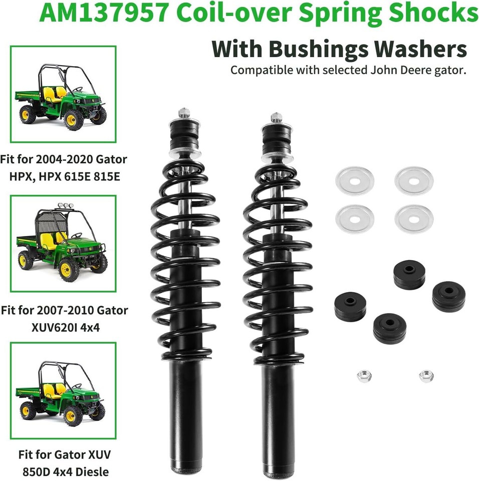 AM137957 AM135372 Front Left & Right Shock Absorber Set for John Deere ...