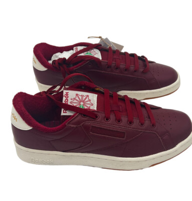 Size 9 - Reebok Club C Grounds Low Burgundy