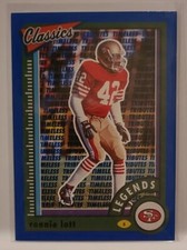 2022 Classics Ronnie Lott BLUE TIMELESS TRIBUTES 116/125 #133