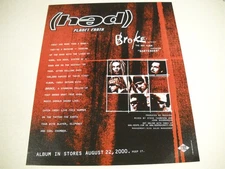 HED PE are more than a band - they're BROKE original 2000 Promo Display Ad