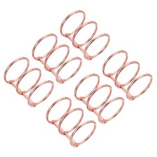 1.18" Dia 3-Rings Book Rings, 6 Pack Metal Binder Rings, Rose Gold