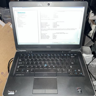 Dell Latitude e7440, Intel Core i7-4600u@2.10ghz,8GB RAM 256GB SSD WIN 10