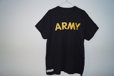US Army PT Physical  APFU Shirt T -Shirt Kurzarm Training S,M,Large Schwarz