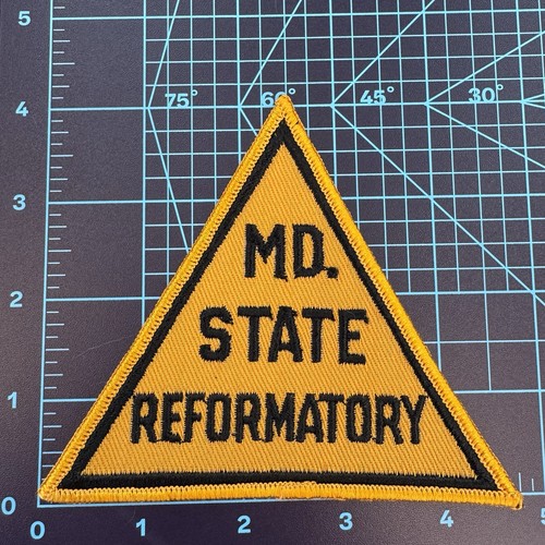 RARE Maryland State Reformatory Prison Obsolete Cheesecloth Patch