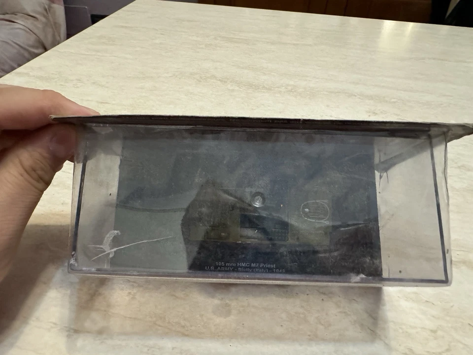 Modellino carro armato 105 mm HMC M7 Priest U.S Army Sicily 1:43 nuovo - Immagine 3 di 4