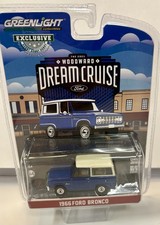 New In Box GREENLIGHT Exclusive Woodward Dream Cruise 1966 FORD Bronco