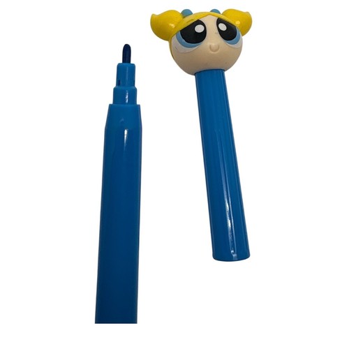 Scholastic Bubbles The Powerpuff Girls Blue Marker Pen Works Blue Marker