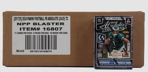 2024 Panini Absolute Football Blaster Box Sealed Case Kaboom Explosive Zoom 🔥