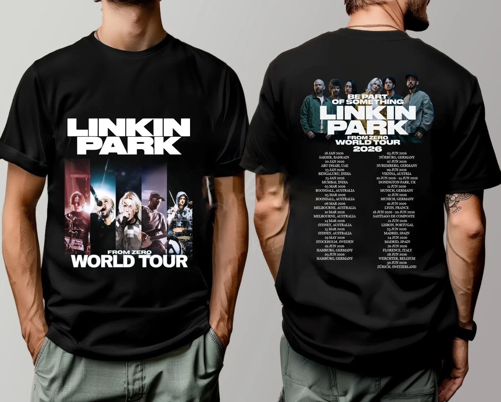 Linkin Park TShirt, Linkin Park From Zero World Tour 2026 Shirt