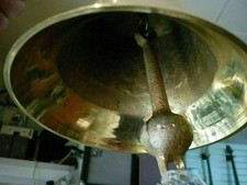 Brass Bell Nautical Hanging Door Bell-With Wall Mounted Bracket