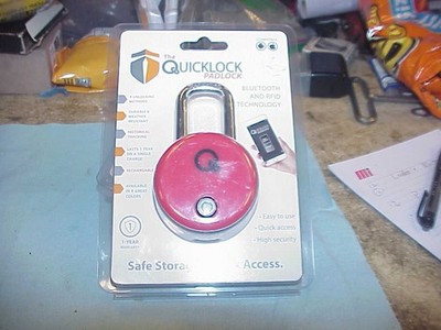 Safetech Products Bluetooth Smart Padlock All Weather Durable Security Lock RFID