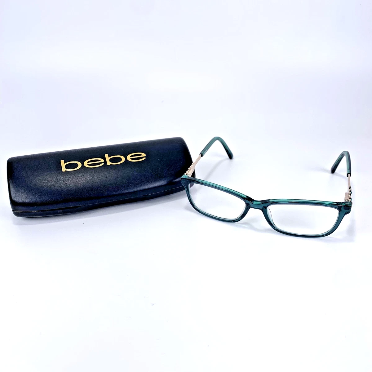 Bebe‎ BB5228 Teal Eyeglass Frames Women\'s Prescription Glasses w/ Original Case bebe BBE Eyeglasses Women Teal 52mm New 100% Authentic | eBay main image 3