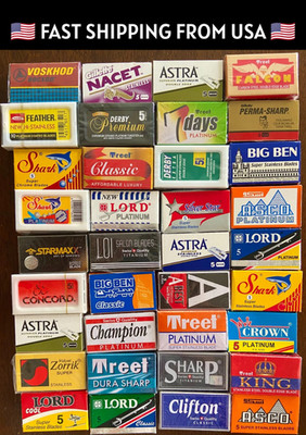Double Edge Safety Razor DE Blade Sample Pack - Create Your Own Custom Sampler!